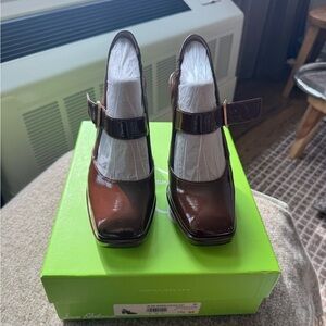 Brown Mary Jane Women's Shoes